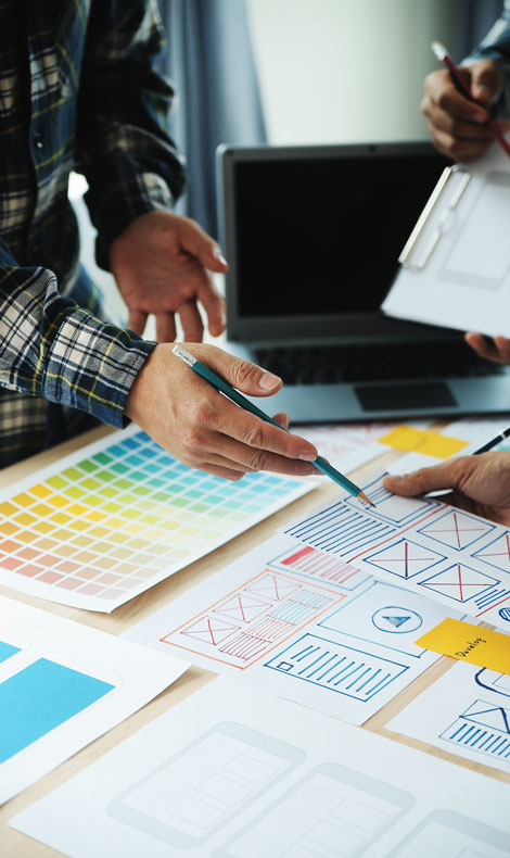 Illustration creation de sites web