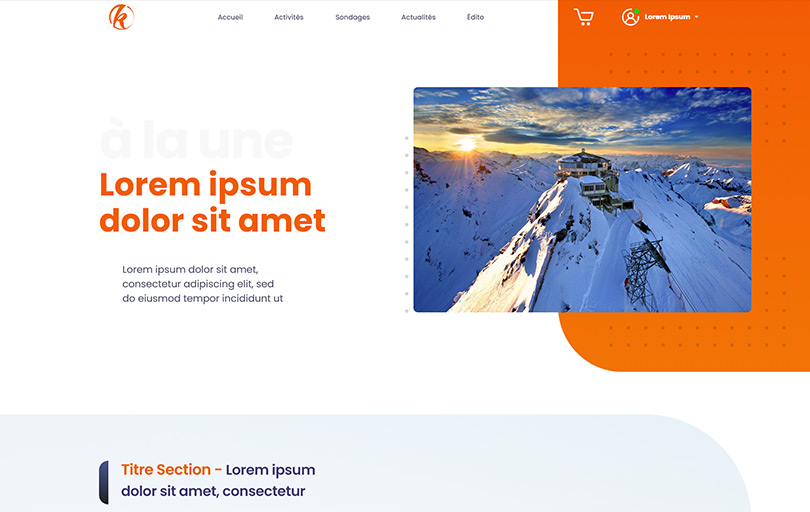 Accolade graphisme web ekipea banner